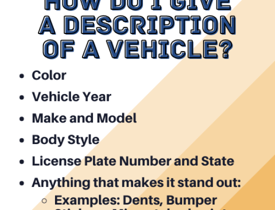 How do I describe a vehicle