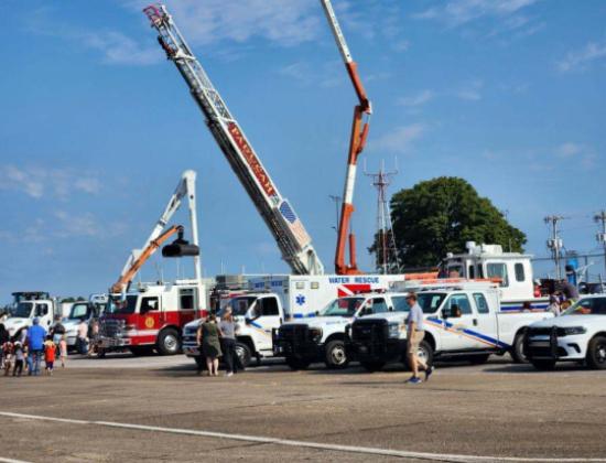Touch a Truck - Many vehicles
