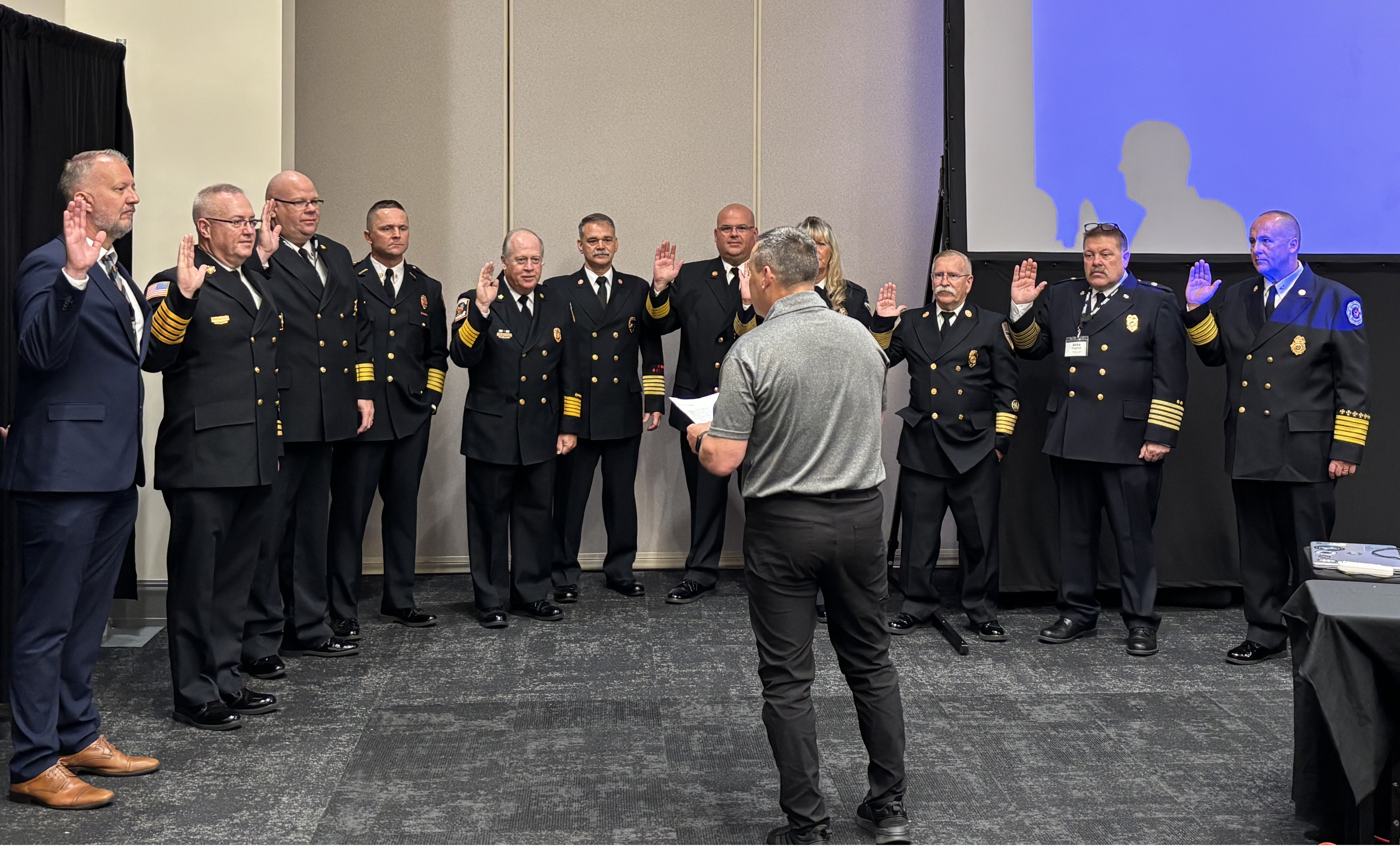 fire chief swearing in